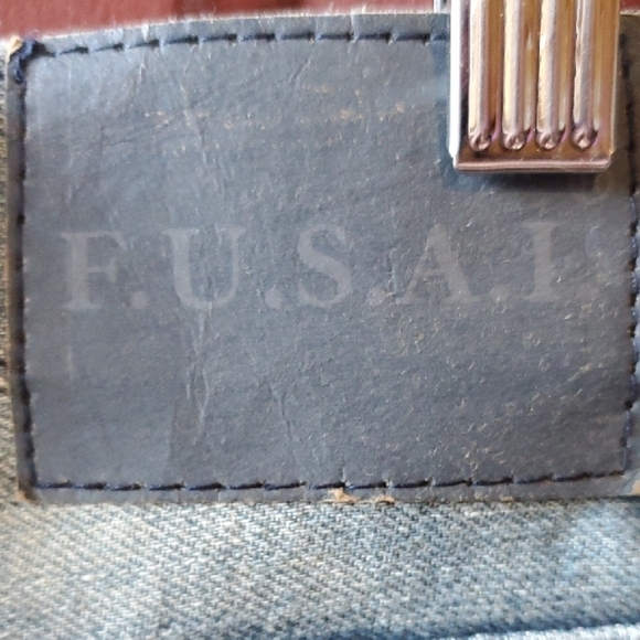 F.U.S.A.I. Classic Blue Denim Straight-Leg Jeans - Picture 8 of 10
